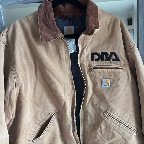 Vintage Carhartt Beige Jacket JO1 BRN - Picture 3 of 7
